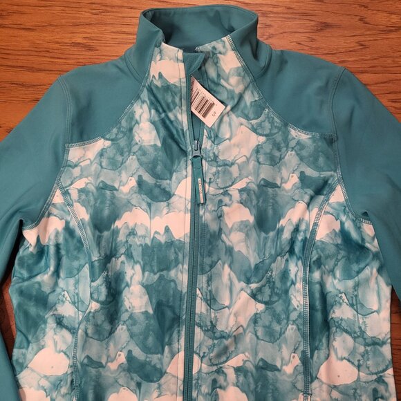 Mondetta athletic jacket - Teal and white - Small - New - Picture 3 of 4